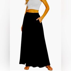 Elegant Black Maxi Skirt